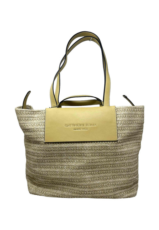 Borsa A Spalla Donna Gattinoni Beach Large Shopping Straw Beach BENA68188WZU