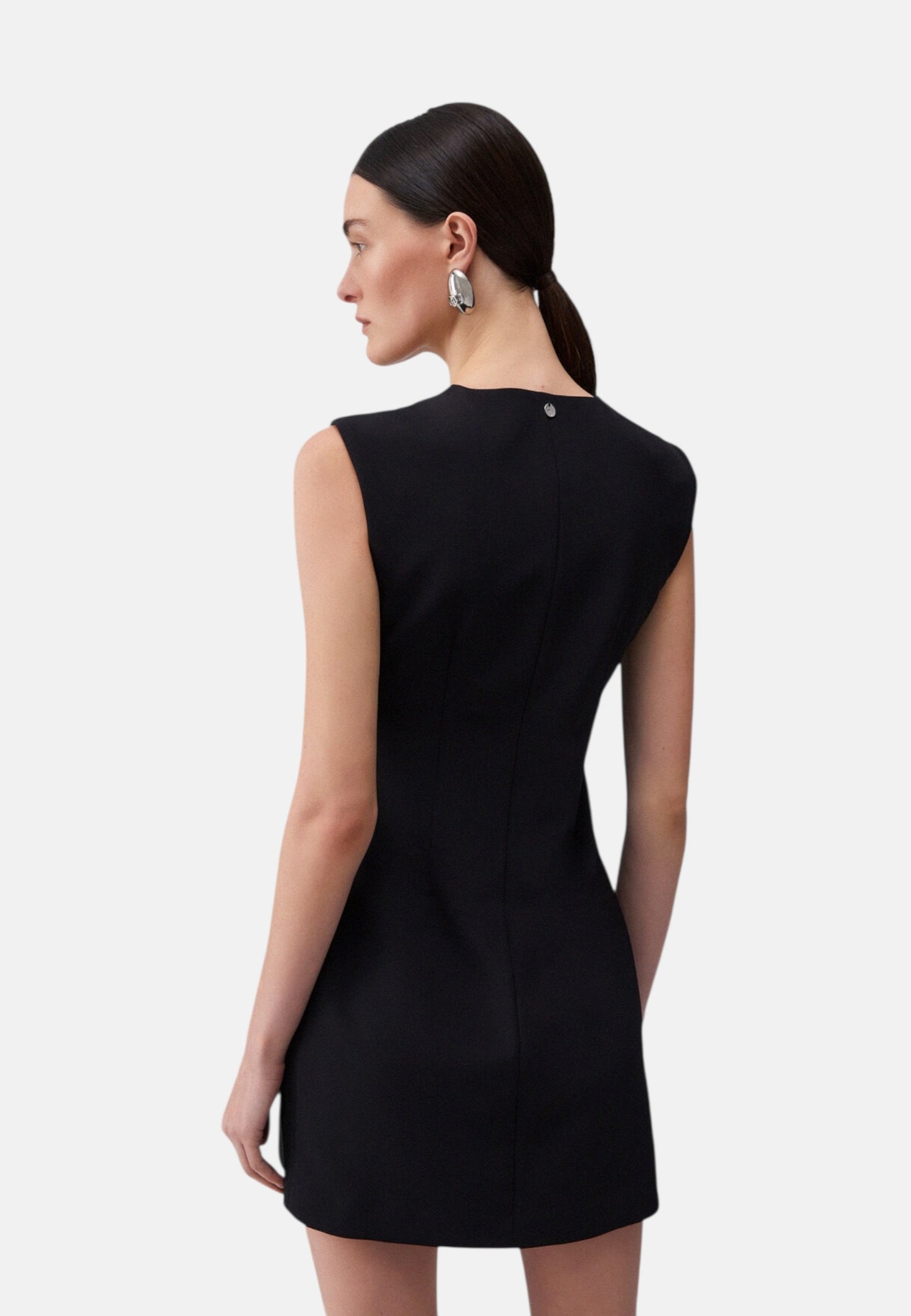 Vestito Corto Donna Liu Jo Tessuto Navetta Con Borchie  WA6119T2527