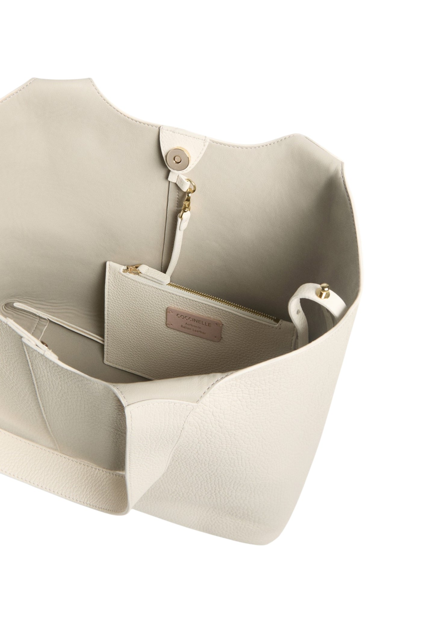 Borsa A Spalla Donna Coccinelle In Pelle Martellata Coccinelle C-Easy Large E1SHA110101