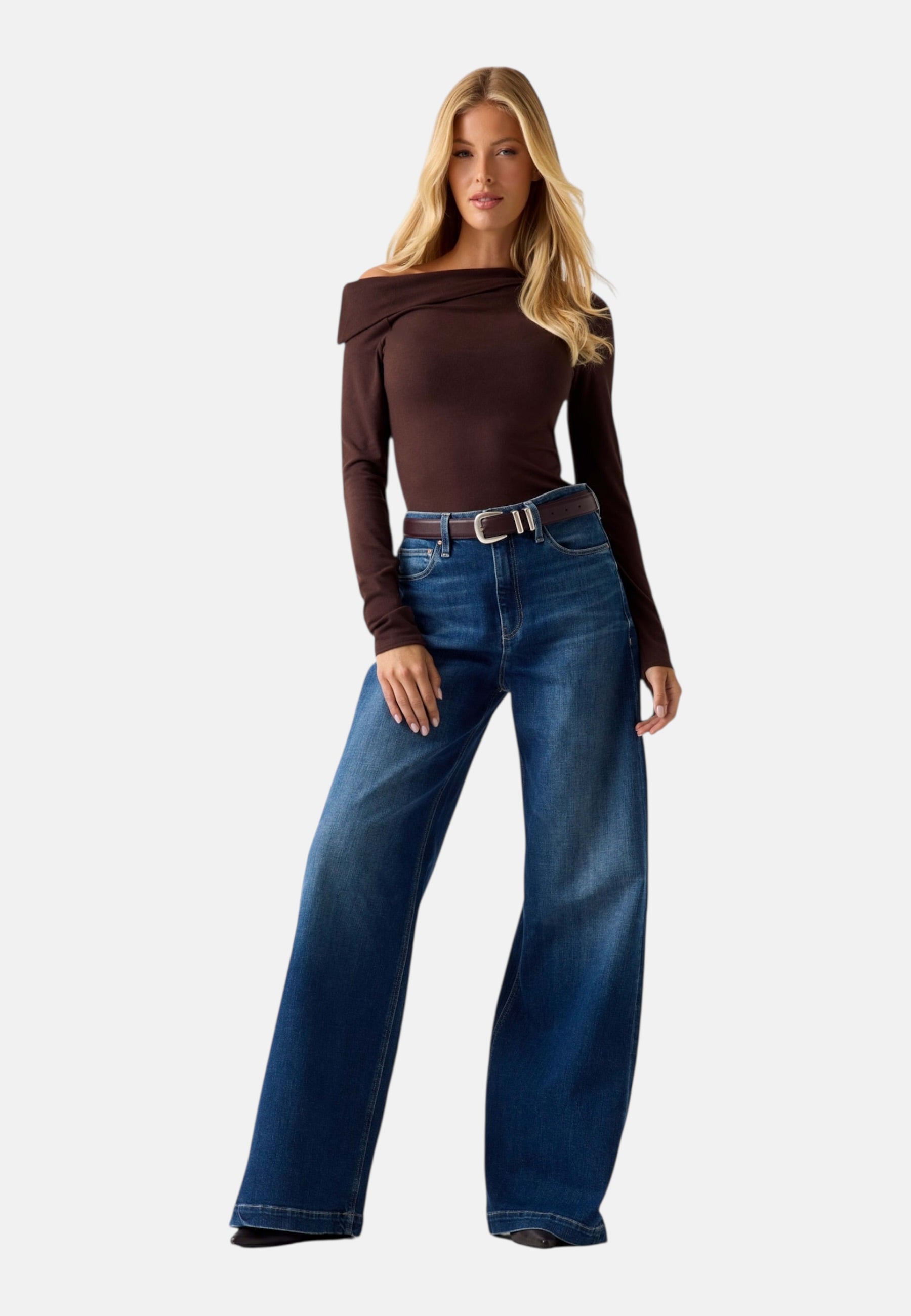 Jeans Wide Leg Donna Guess  Bellagio W6RA1CD6883