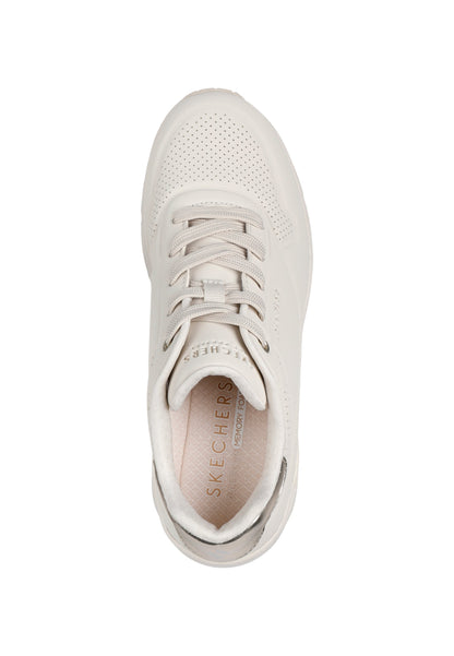 Sneakers Basse Donna Skechers Suola Rialzata Uno Wedge - Hi Steps 177520