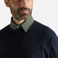 Maglia A Girocollo Uomo Harmont & Blaine Misto cotone e cashmere, Regular Fit, Tinta unita, Finiture a costine, Made in Italy  HRR249030744