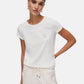 T-Shirt Manica Corta Donna Liu Jo LJ Strass Eco Line TA6056JS923