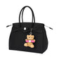 Borsa A Spalla Donna Save My Bag Shopping bag extra large, Doppi manici, Chiusura con zip, Logo Save My Bag in metallo, Charm a forma di orsetto, Dimensioni: 39 x 18 x 29 Cm Miss S62-MISS-XL-LYT