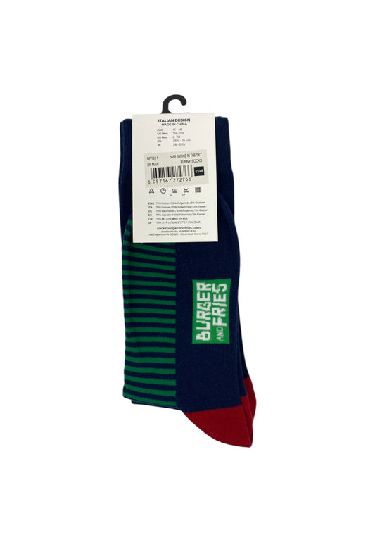 Calze  Uomo Sun68 Smoke In The Sky Funny Socks BF1011