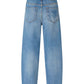 Jeans Wide Leg Donna Pinko Egg Dirty Blue Denim Estelle 103857A341