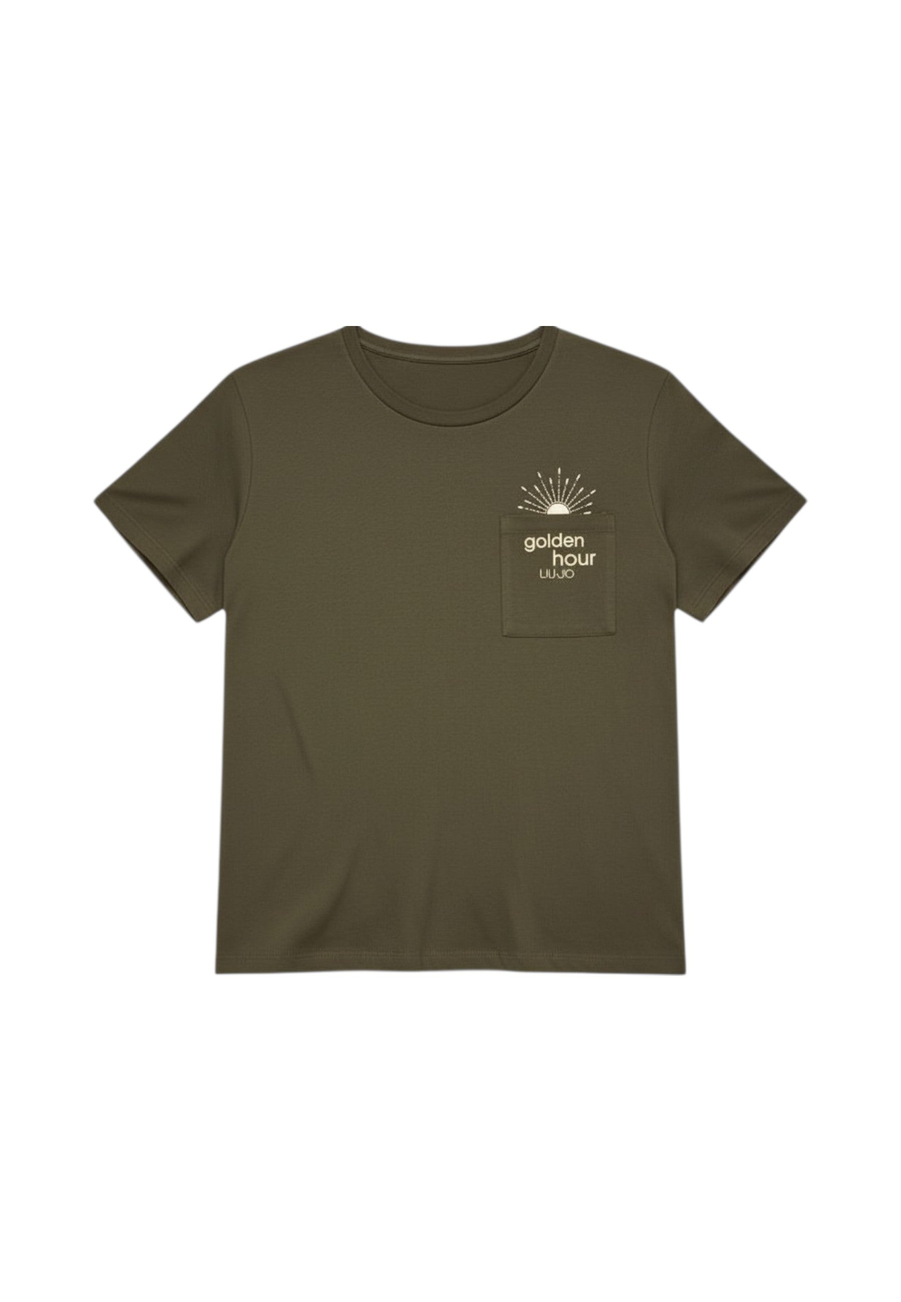 T-Shirt Manica Corta Donna Liu Jo Golden Hour Eco Line VA6161JS923