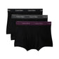 Boxer Set Uomo Calvin klein Confezione 3 Pezzi, Vita Elastica Logata, Vestibilit� Aderente  000NB4002A