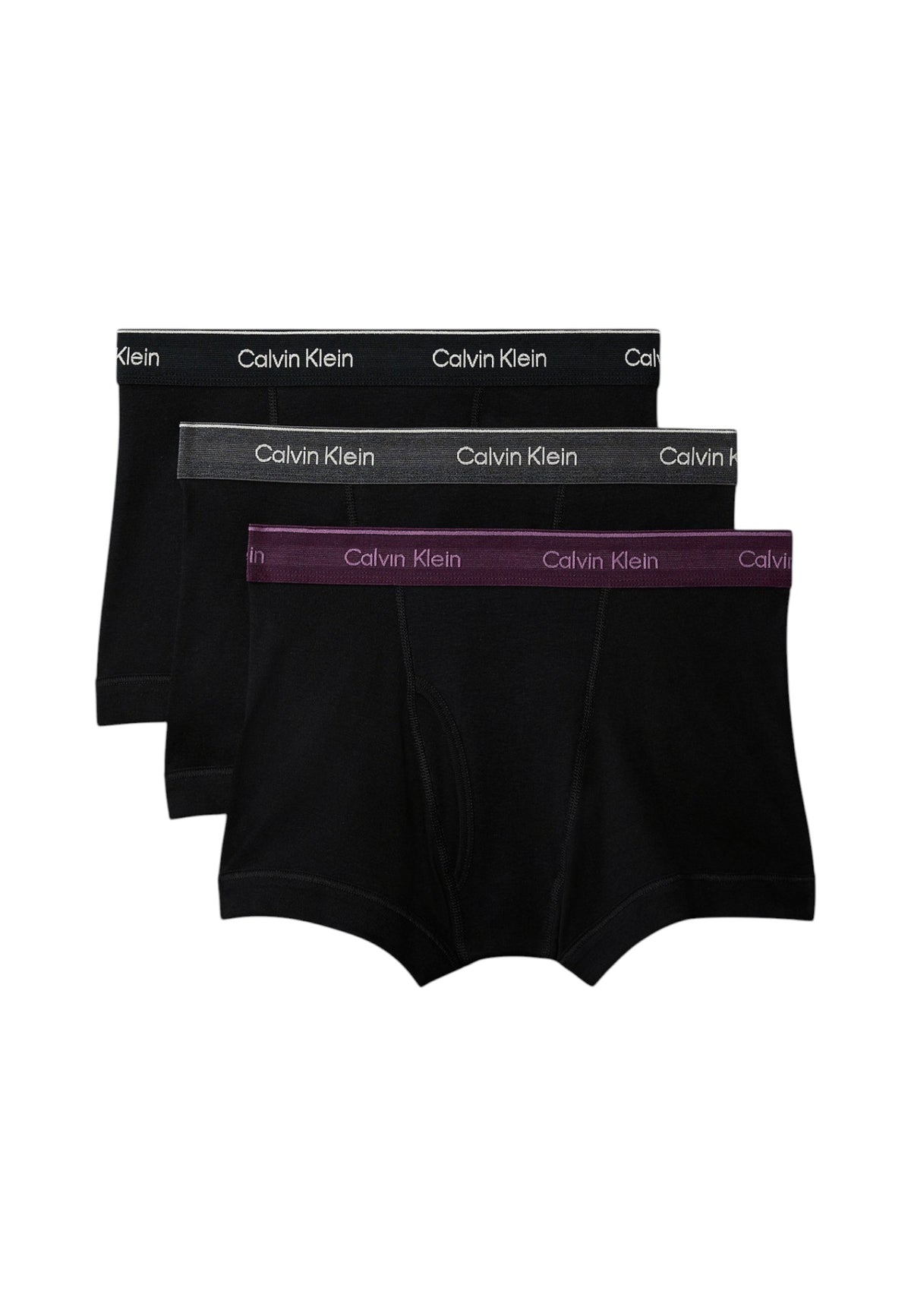 Boxer Set Uomo Calvin klein Confezione 3 Pezzi, Vita Elastica Logata, Vestibilit� Aderente  000NB4002A