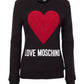 Felpa A Girocollo Donna Love Moschino   W648402E2388
