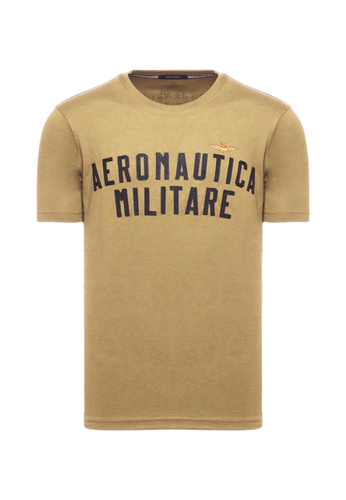 T-Shirt Manica Corta Uomo Aeronautica Militare Con Logo In Feltro  252TS2478UJ00641