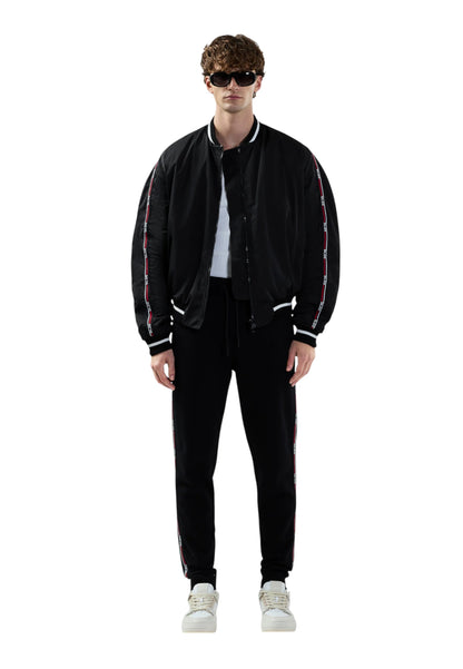 Giacca Bomber Uomo Gcds Logo Tape Nylon  B2EM0903MA0