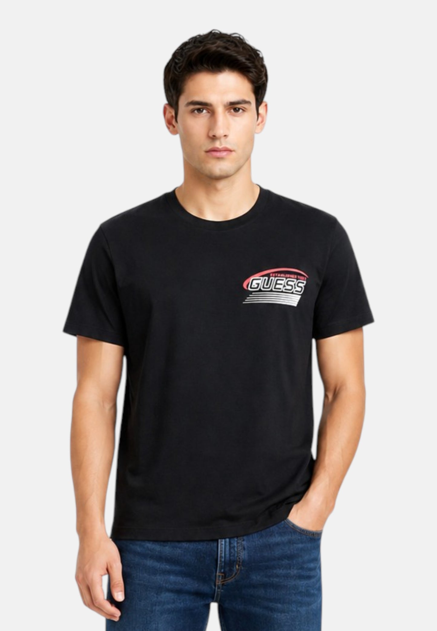 T-Shirt Manica Corta Uomo Guess  Lupo Z6GI10K2860