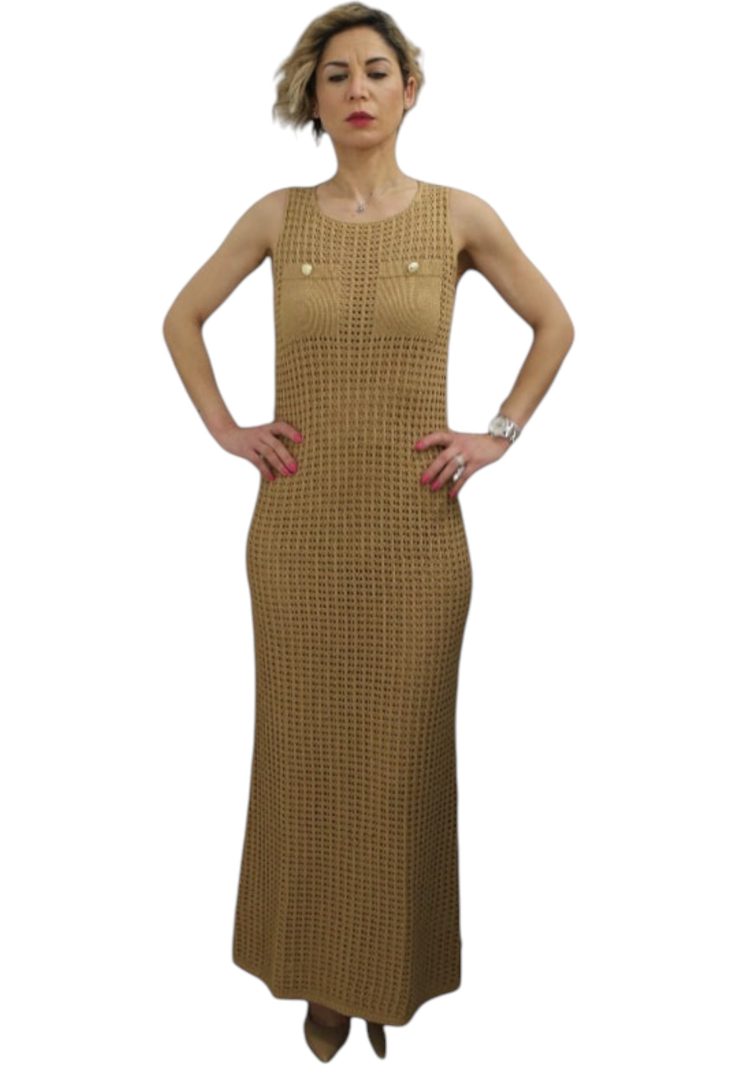 Vestito Lungo Donna Denny Rose In Maglia  211DD50021