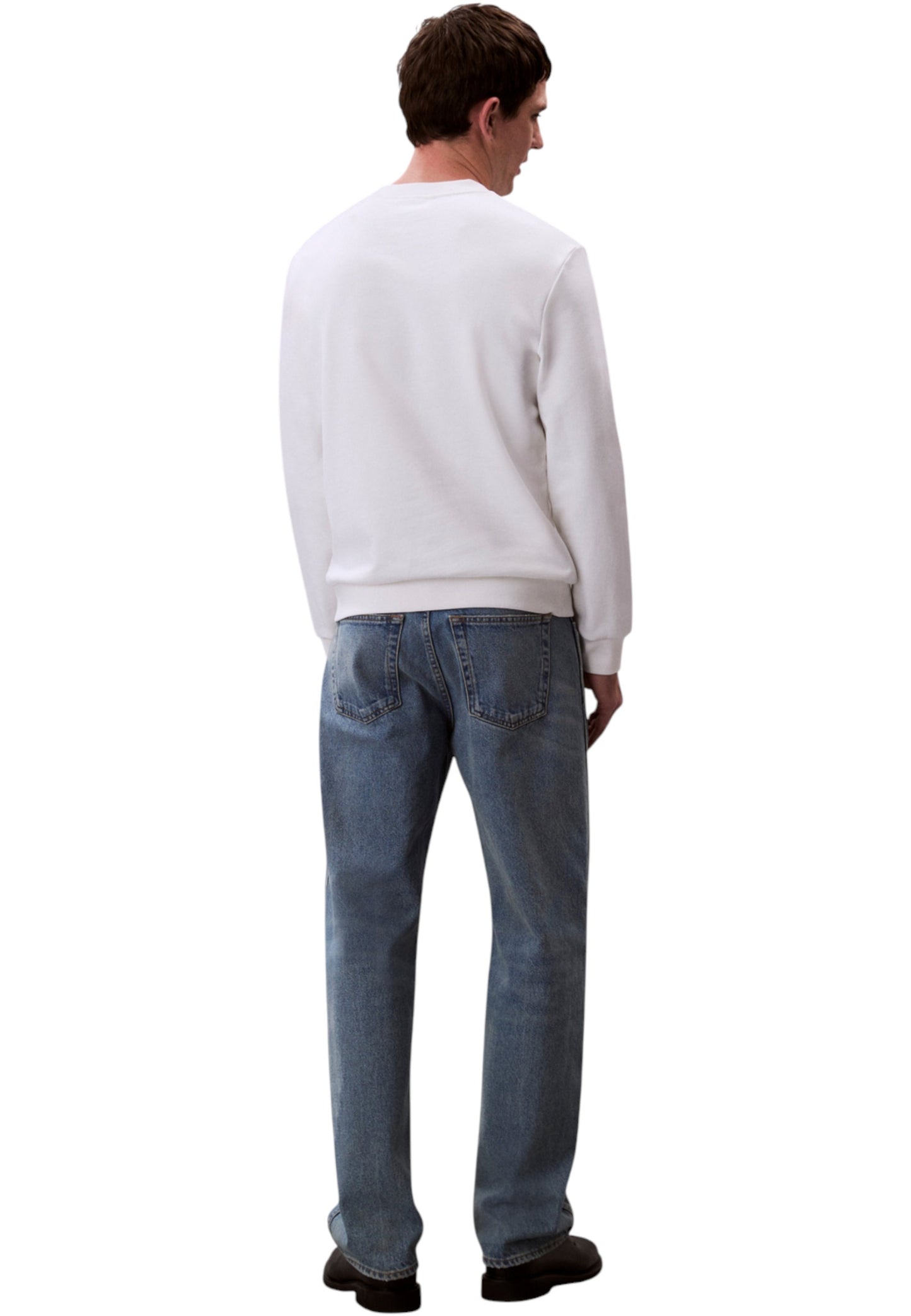 Felpa A Girocollo Uomo Calvin klein Jeans  Terry Ck Ba LV04RC285G