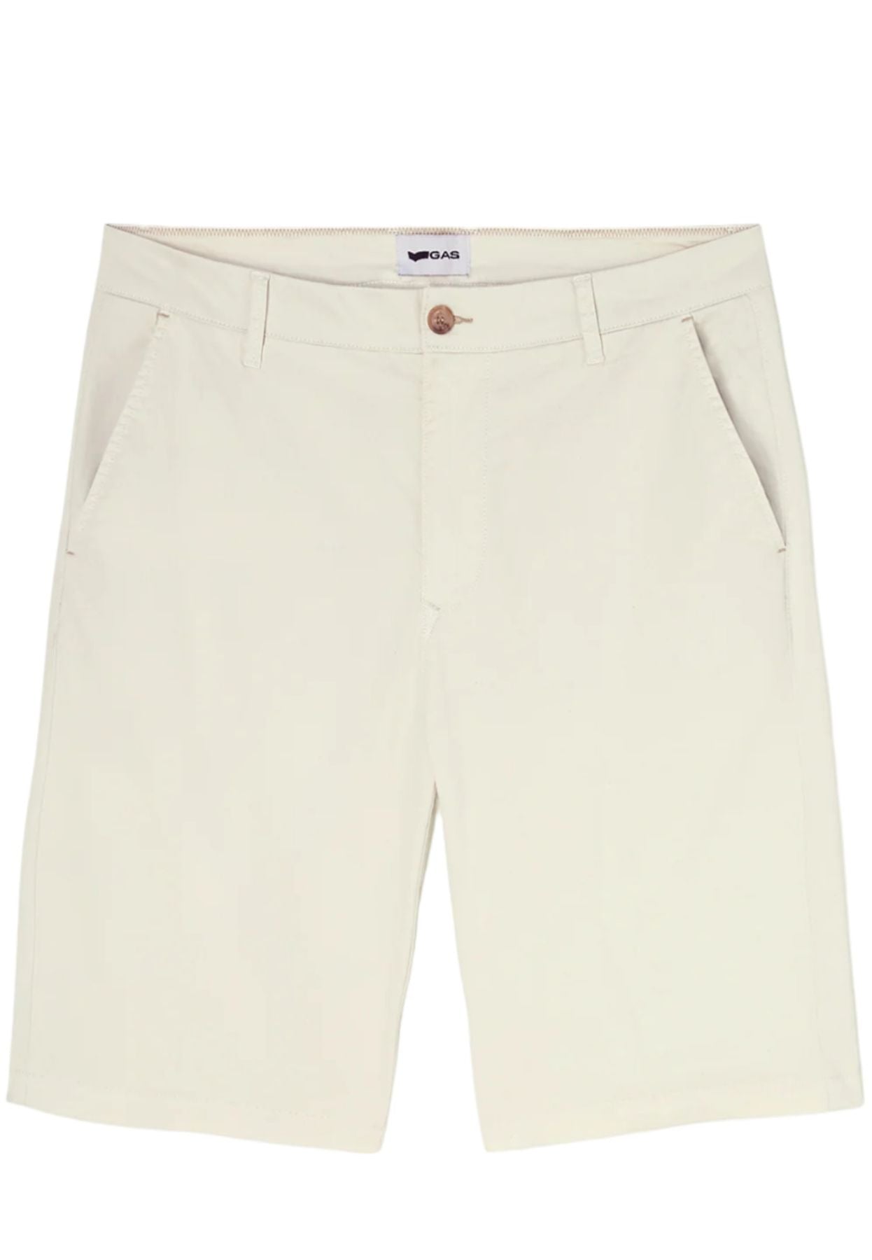 Pantaloncini Bermuda Uomo Gas Slim fit Satin Cotton Stretch Tasche Alla Francese N.Sadeck Short 370211071109