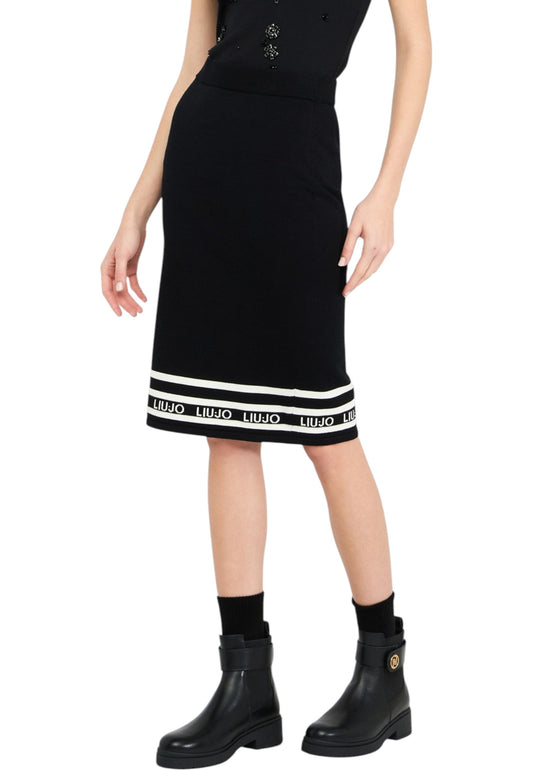 Gonna Corta Donna Liu Jo In Maglia  TF5217MS63L