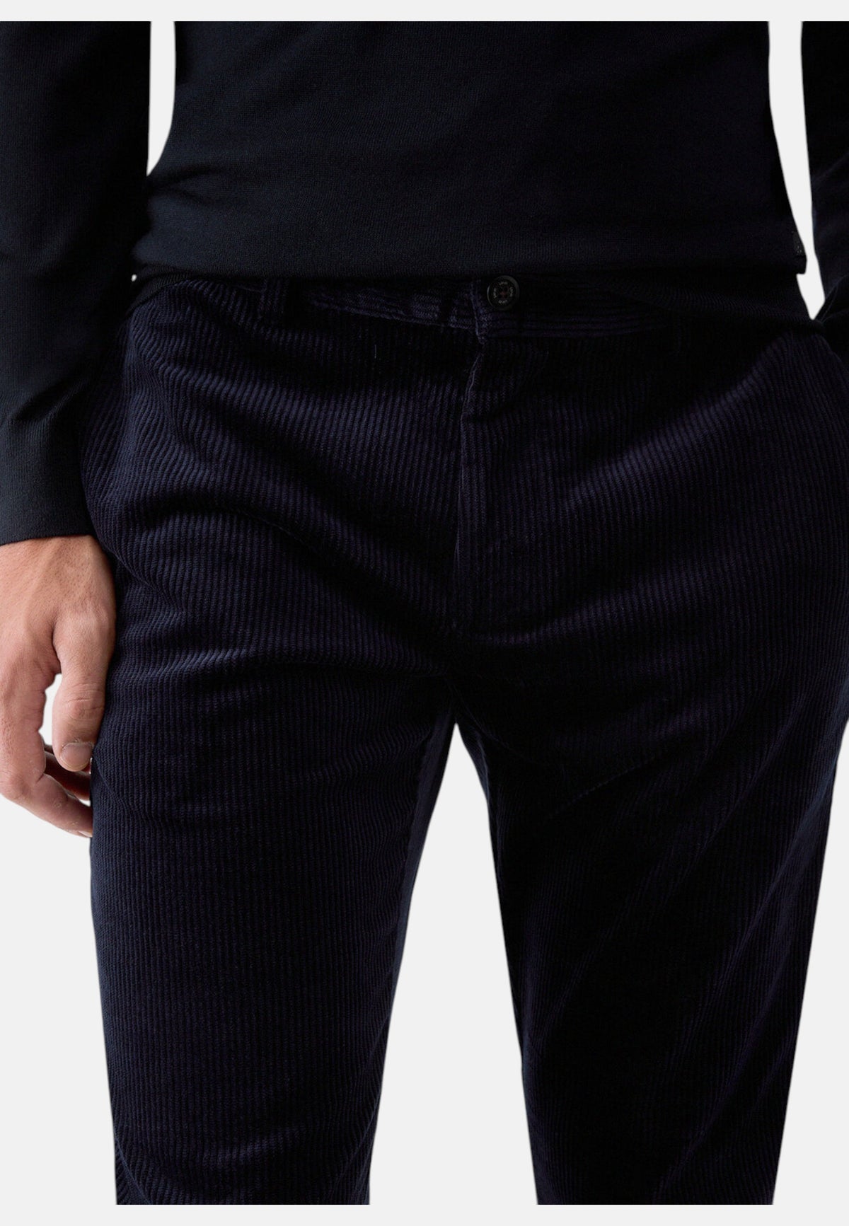 Pantaloni  Uomo Liu Jo In Velluto A Coste Fini Lione QF6096T850A