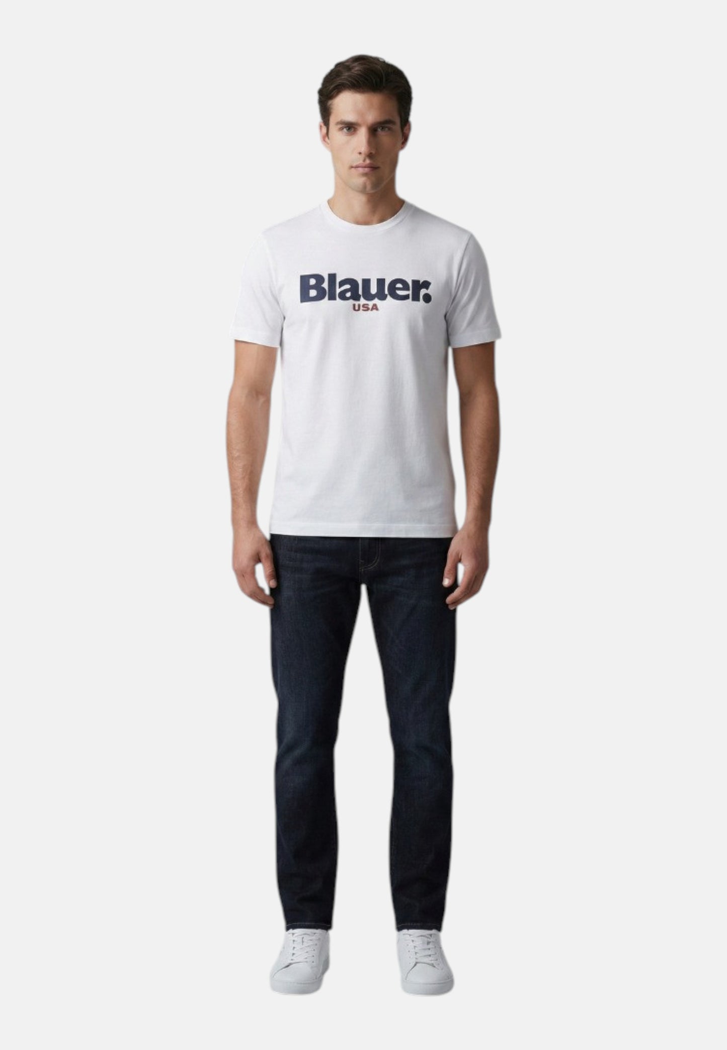 T-Shirt Manica Corta Uomo Blauer  Ernst 26SBLUH02299