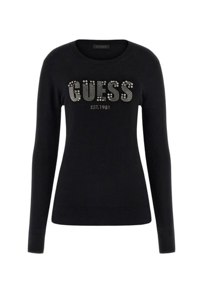 Maglione A Girocollo Donna Guess  Reyna Logo W5BR40Z2NQ2