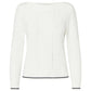 Maglia Scollo A Barca Donna Liu Jo Con Trecce E Strass  TF6189MS63L