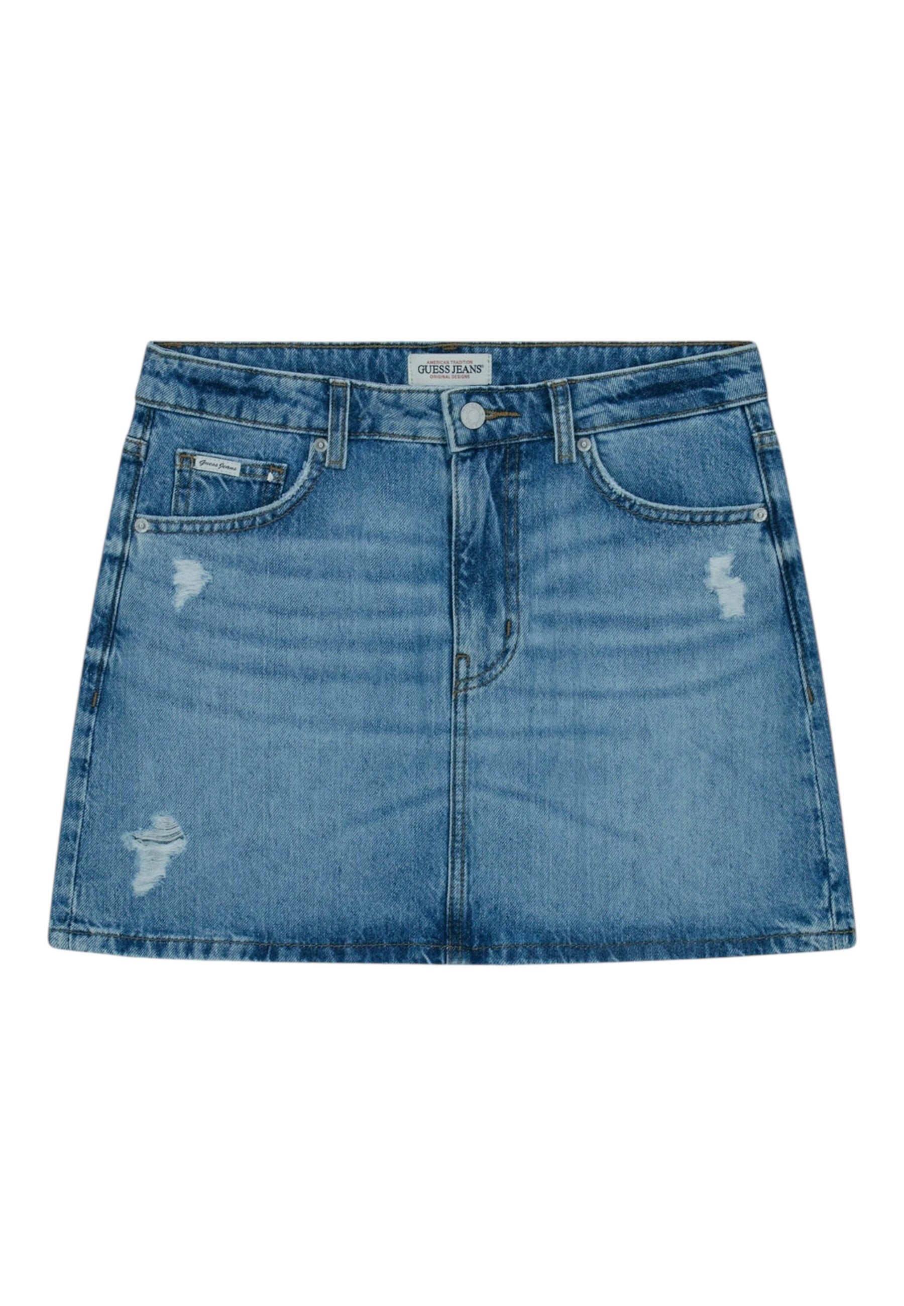 Gonna Corta Donna Guess In Denim Gj Classic Mini Skirt W6RD0QD6532