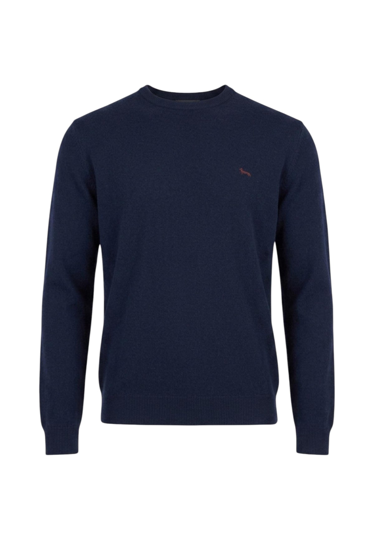 Maglione A Girocollo Uomo Harmont & Blaine Misto lana e cashmere, Dettagli a contrasto, Regular Fit, Finiture a costine, Logo Harmont & Blaine  HRR007030187