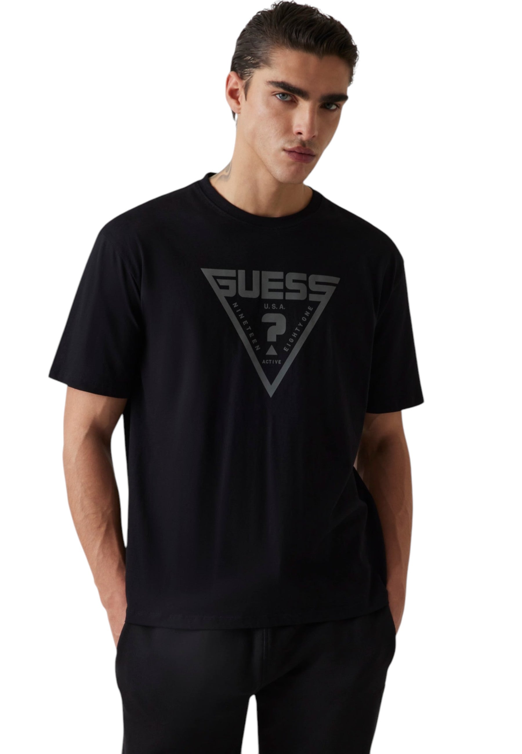 T-Shirt Manica Corta Uomo Guess  Azha Over