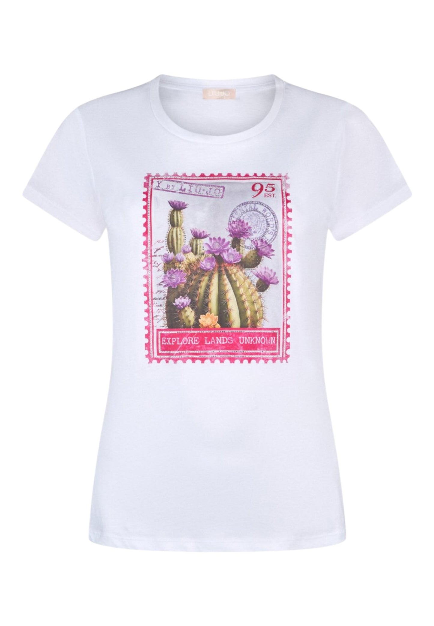 T-Shirt Manica Corta Donna Liu Jo Explore Liujo Eco Line WA6477JS923