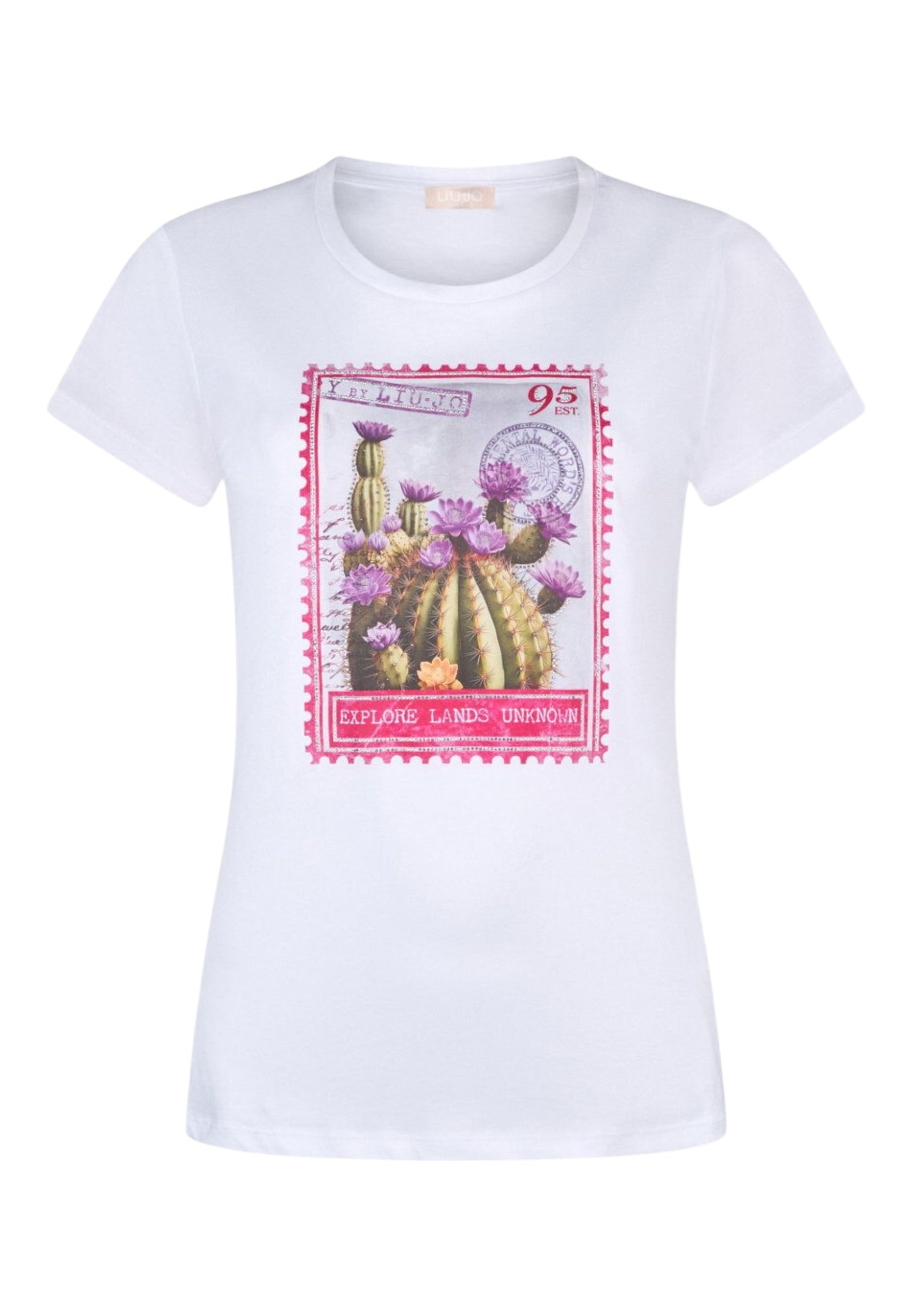 T-Shirt Manica Corta Donna Liu Jo Explore Liujo Eco Line WA6477JS923