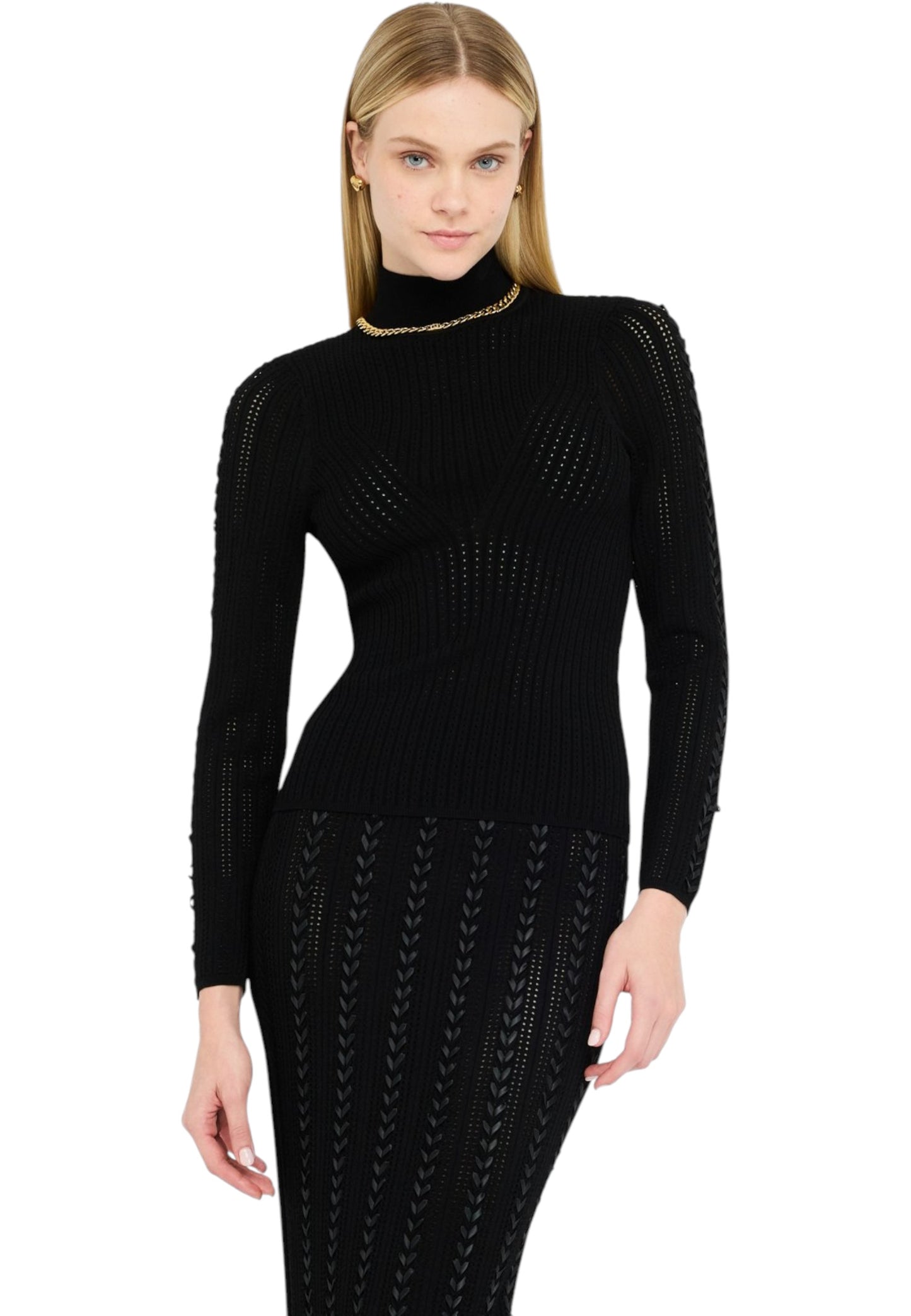 Maglia Collo Alto Donna Liu Jo   CF5087MS46M