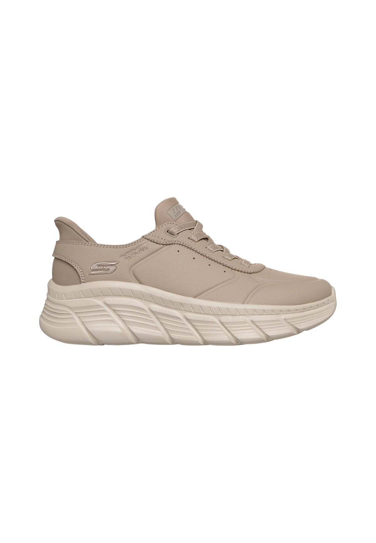 Sneakers Basse Donna Skechers Slip-Ins, Hands Free, Suola Platform Bobs B Flex Hi-Workday 117394