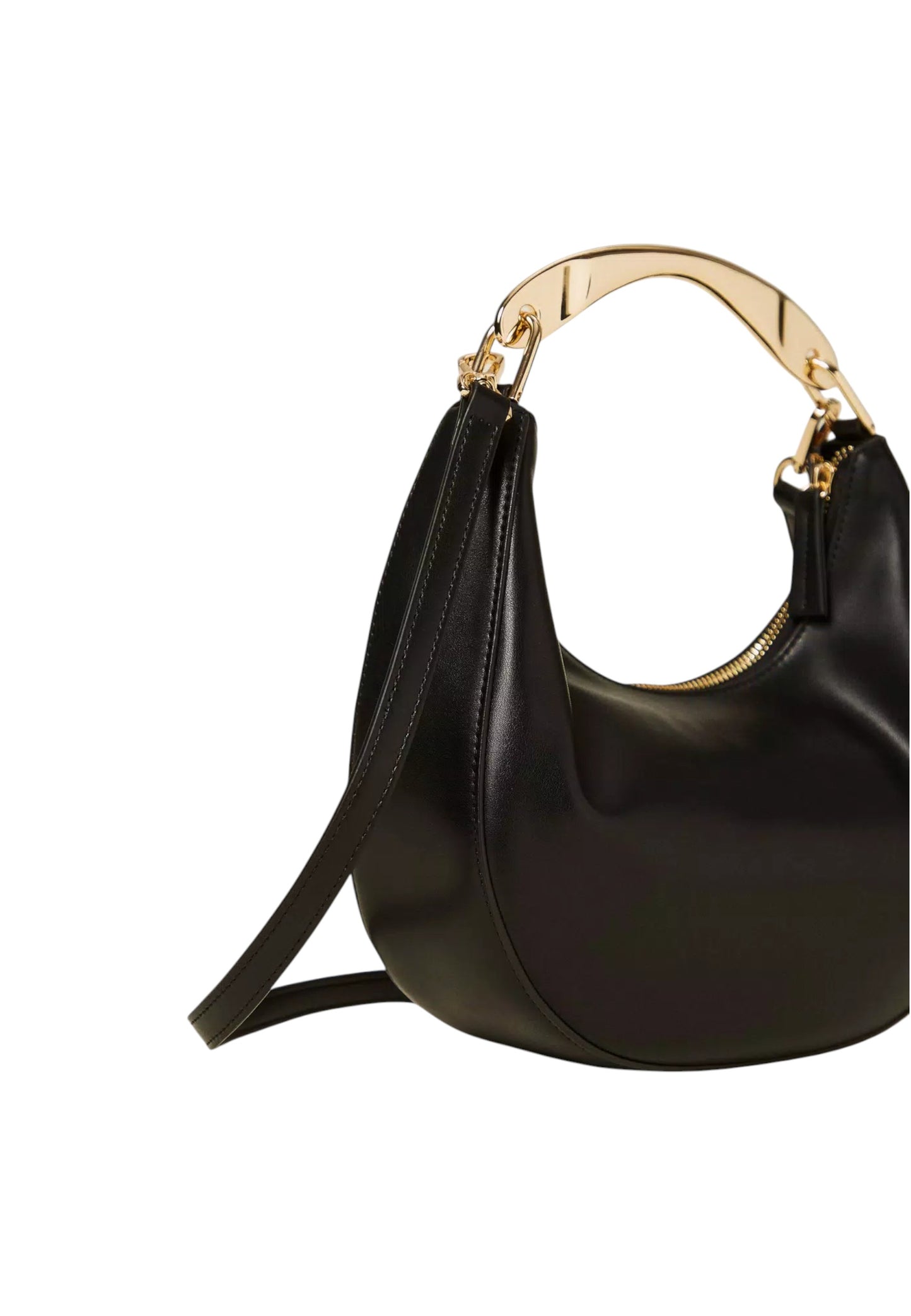 Borsa A Tracolla Donna Twinset Hobo Media Con Manico In Metallo  252TD8160