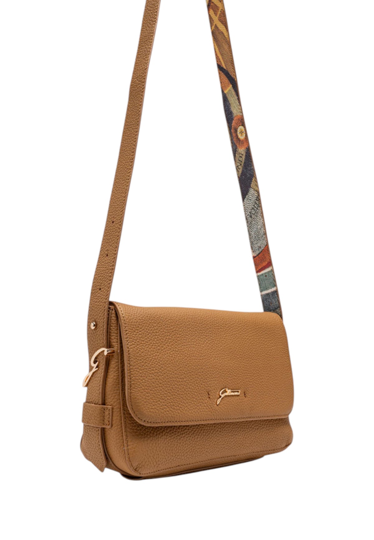 Borsa A Tracolla Donna Gattinoni Linea Hellen, Pelle con finiture in similpelle, Chiusura con patta Hellen BIGH48272WHN