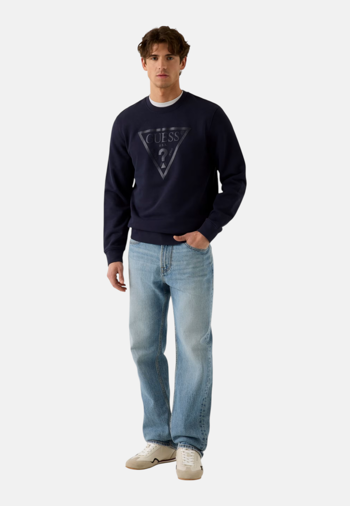 Felpa A Girocollo Uomo Guess  Audley M6YQ37K4103