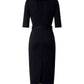 Vestito Midi Donna Pinko Lunghezza midi, silhouette a tubino, scollo a V con revers, maniche al gomito, cintura coordinata con fibbia Love Birds, spacco posteriore, chiusura con zip invisibile Arnebia 107475A3AH