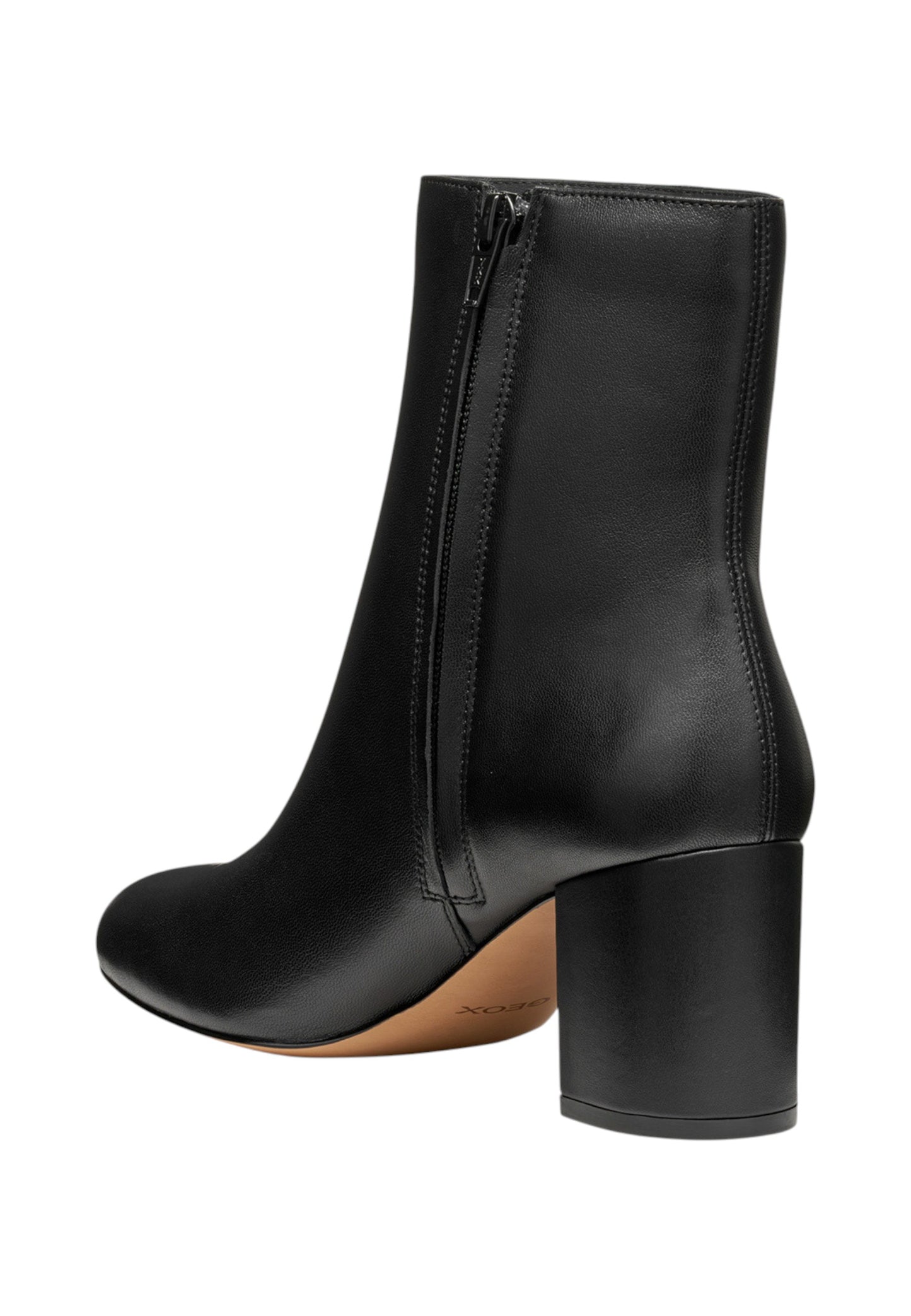 Stivaletti Tronchetti Donna Geox Tacco 6,5 Cm Virnilisa 65 D56YYE000TU