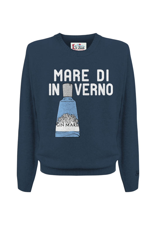 Maglione A Girocollo Uomo Mc2 Saint Barth Gin Mare Inverno Heron HER0001