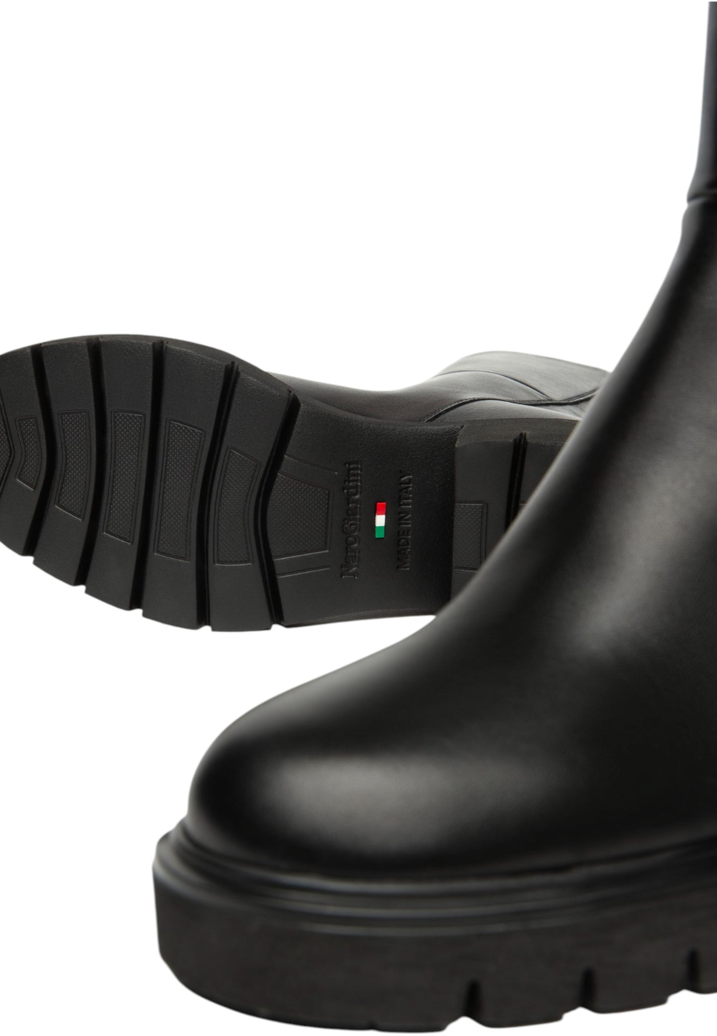 Stivaletti Anfibi Donna Nero Giardini Tacco 6 CM  I514818D