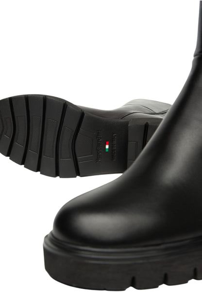 Stivaletti Anfibi Donna Nero Giardini Tacco 6 CM  I514818D