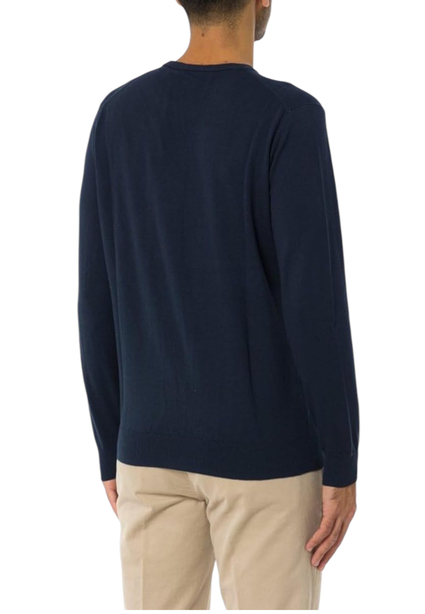 Maglione A Girocollo Uomo Harmont & Blaine Color Block Righe Spezzate  HRP821030788