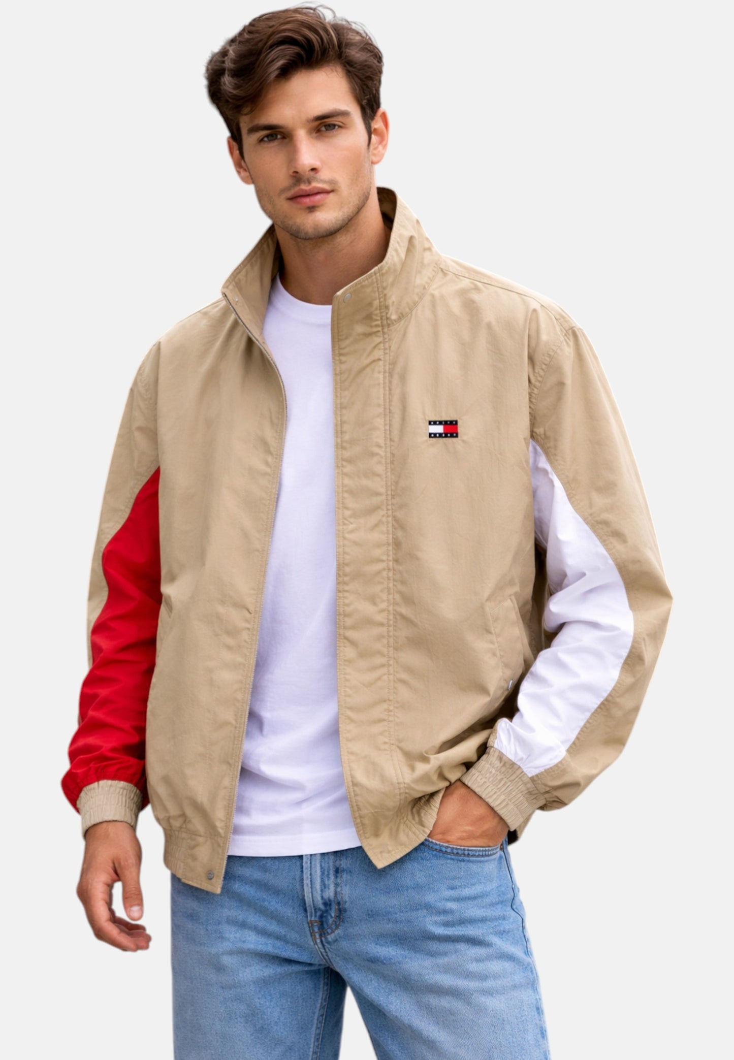 Giacca Leggera Uomo Tommy Jeans  Tjm Heritage Flag J DM0DM22738