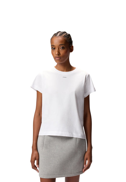 T-Shirt Manica Corta Donna Pinko Stampa Logo Basico 100373A2RE