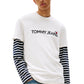 T-Shirt Manica Corta Uomo Tommy Jeans  Tjm Regular Badge Play DM0DM21585
