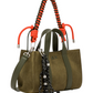 Borsa A Mano Donna Sun68 Mini Bag Velluto A Coste, Manici Doppi, Tracolla Rimovibile, Charm Logato Corduroy Y46221