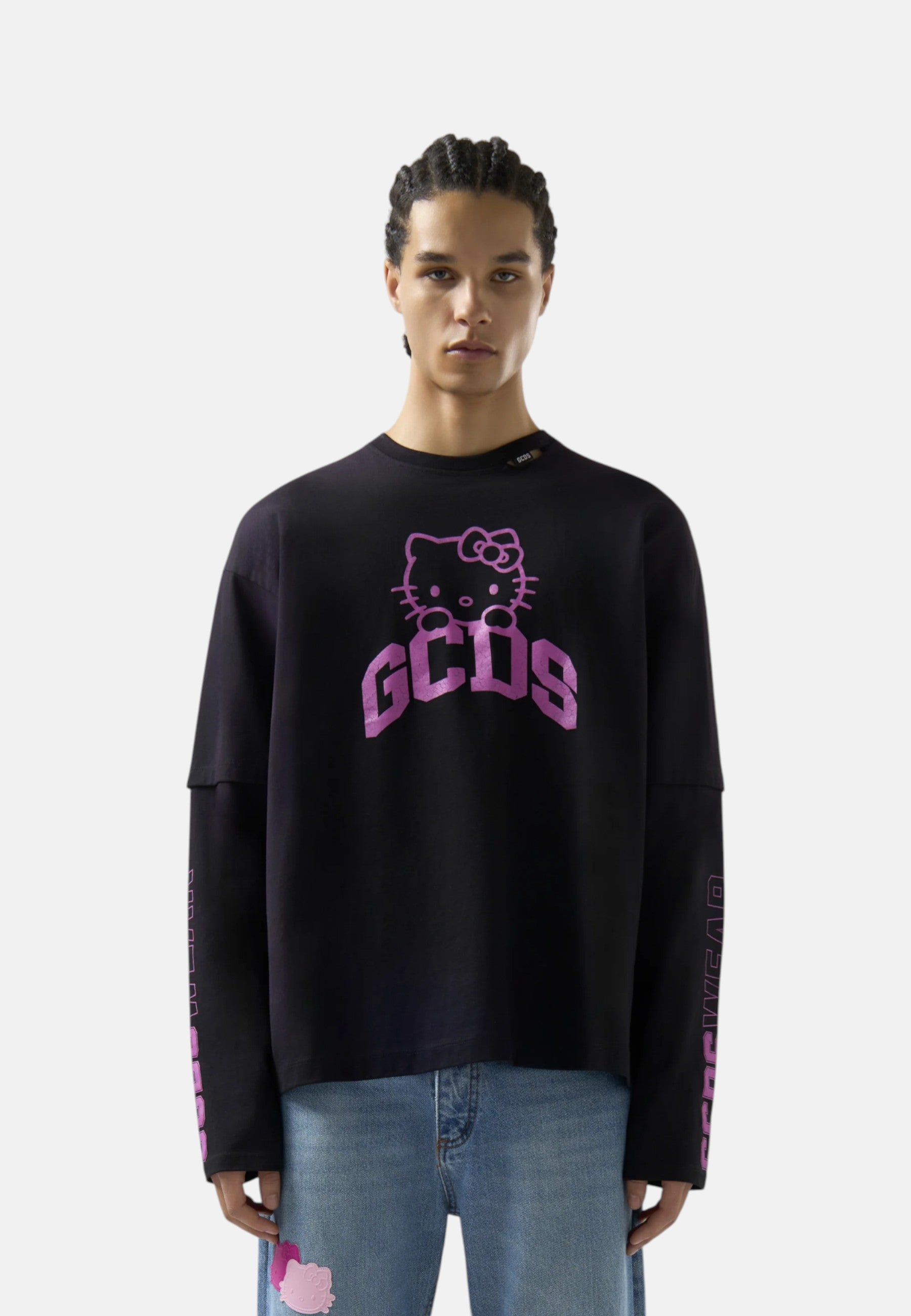 T-Shirt Manica lunga Donna Gcds   C1MWHC062J079