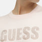 Maglia A Girocollo Donna Guess Manica Corta Norah Logo W6RR47Z2NQ2