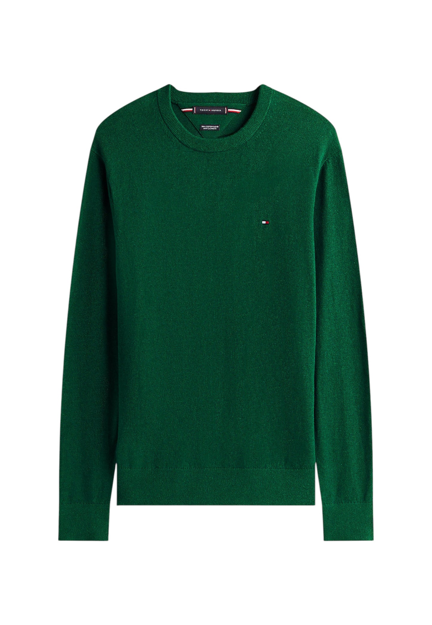 Maglione A Girocollo Uomo Tommy Hilfiger Organic Cotton Cashmere Pima MW0MW28046