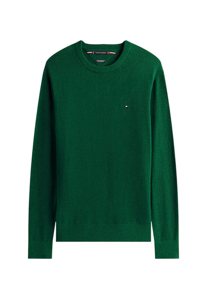 Maglione A Girocollo Uomo Tommy Hilfiger Organic Cotton Cashmere Pima MW0MW28046