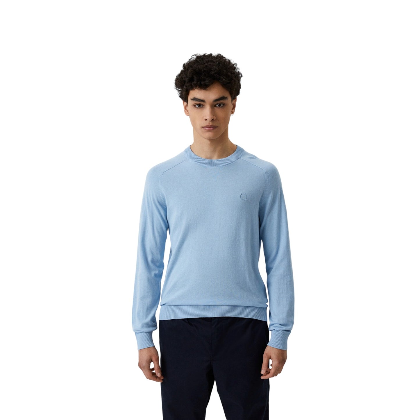 Maglione A Girocollo Uomo Trussardi  Cotton Linen Blend 52M00675-0F000798